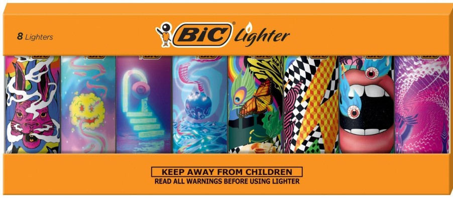 Hot BIC Bic Special Edition Prismatic Series Maxi Pocket Lighters