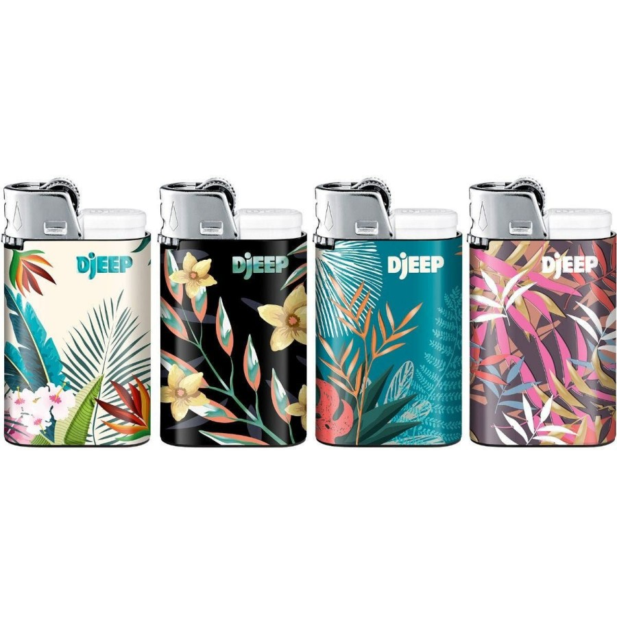 Wholesale BIC Djeep Pocket Lighters, Vibrant Collection Textured Metallic, Unique Lighters