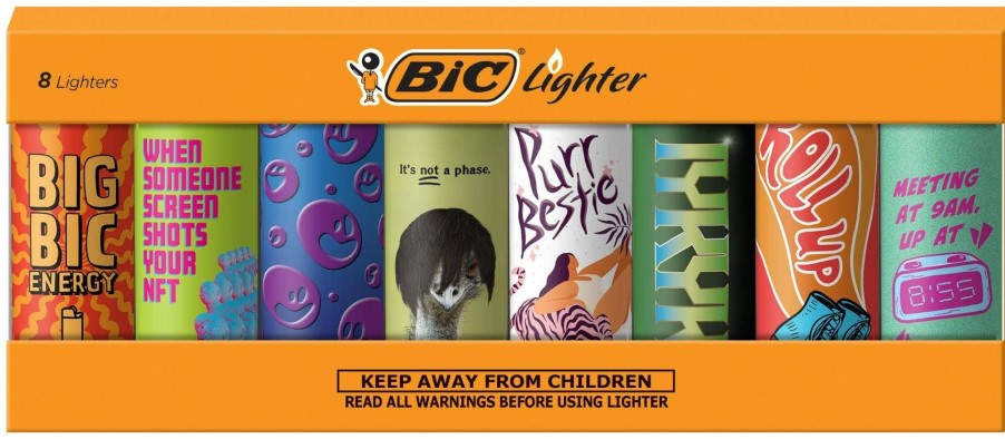 Online BIC Bic Special Edition Rotating Trends Series Maxi Pocket Lighters