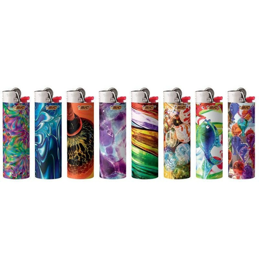 Hot BIC Bic Special Edition Blown Glass Series Maxi Pocket Lighters