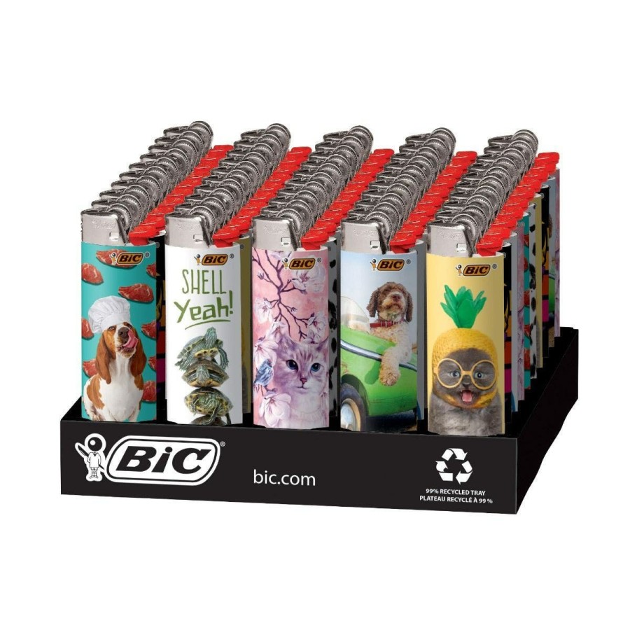 Wholesale BIC Bic Special Edition Animal Lover Series Maxi Pocket Lighters