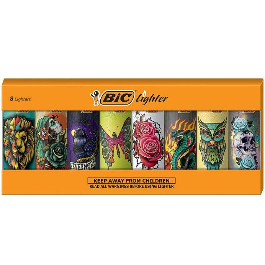 Best BIC Bic Special Edition Tattoos Series Maxi Pocket Lighters