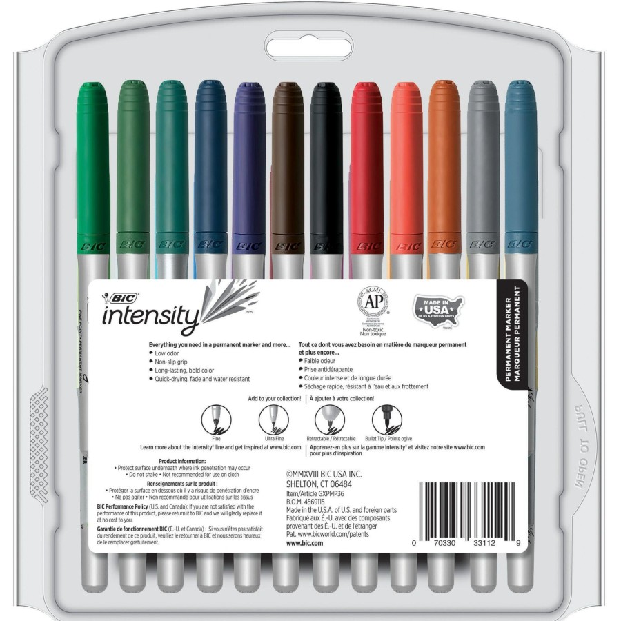 Best BIC Bic Intensity Fashion, Permanent Markers, Fine Point