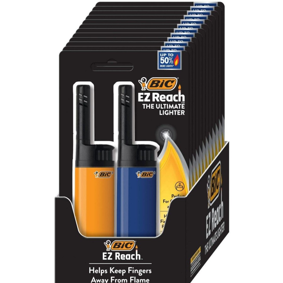 New BIC Bic Ez Reach Candle Lighter, The Ultimate Lighter With Extended Wand For Grills And Firepits (1.45-Inch)