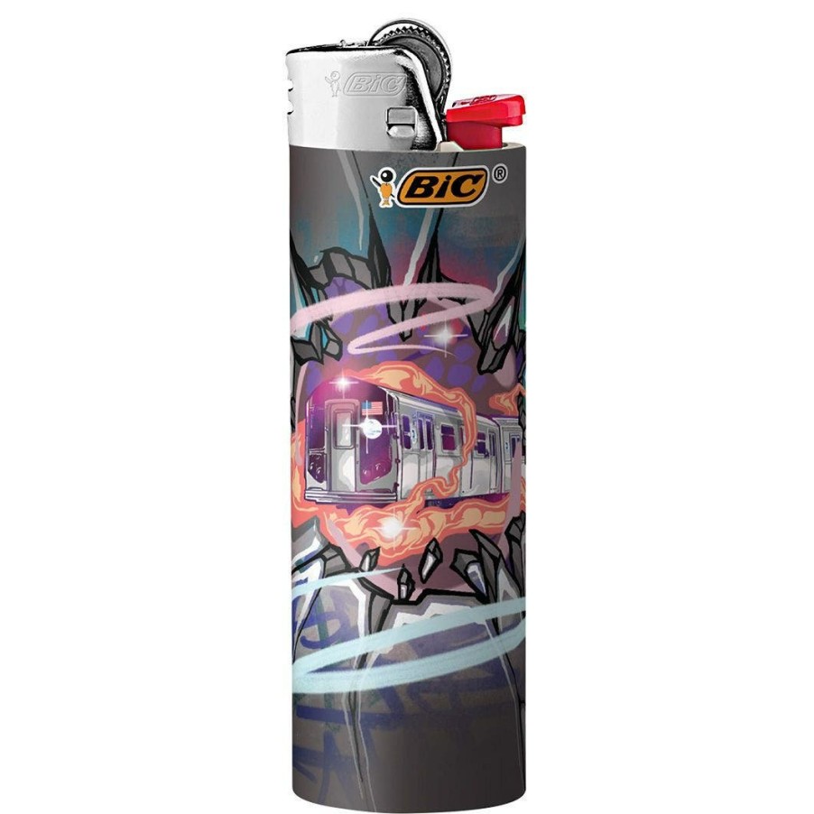 New BIC Bic Special Edition Street Art Series Maxi Pocket Lighters