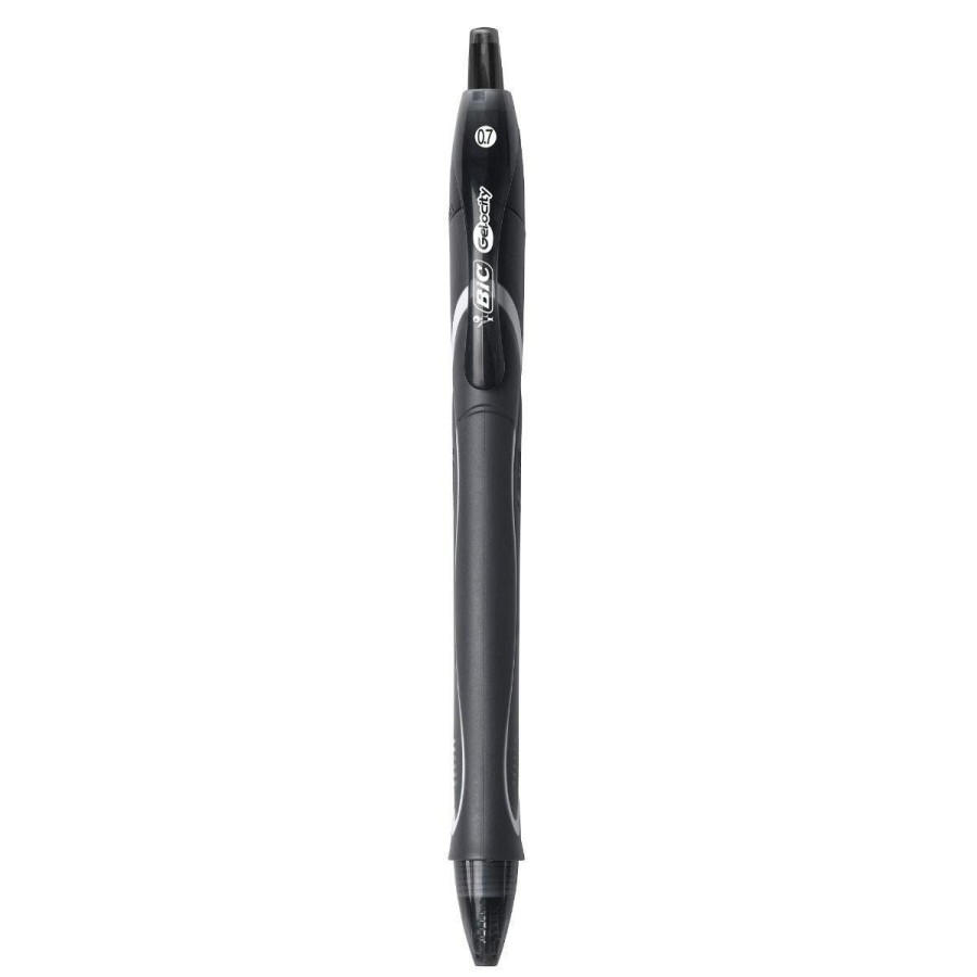 Hot BIC Bic Gel-Ocity Retractable Quick Dry Gel Pen, Medium Point (0.7Mm), Black, Comfortable Full Grip