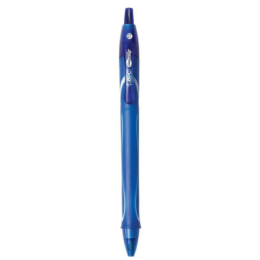 Clearance BIC Bic Gel-Ocity Retractable Quick Dry Gel Pen, Medium Point (0.7Mm), Blue, Comfortable Full Grip