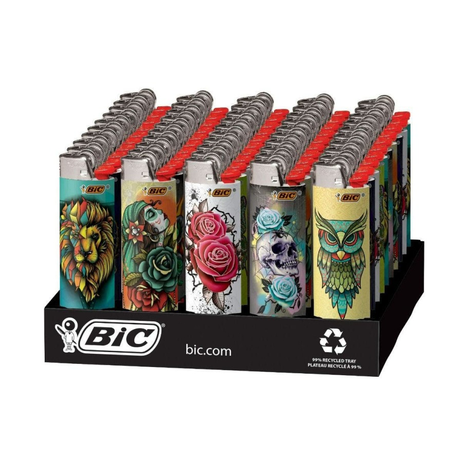 Best BIC Bic Special Edition Tattoos Series Maxi Pocket Lighters