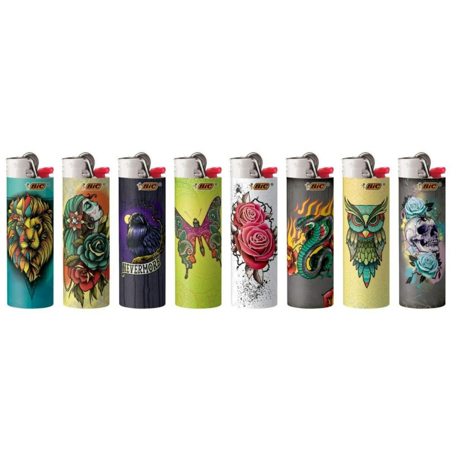 Best BIC Bic Special Edition Tattoos Series Maxi Pocket Lighters