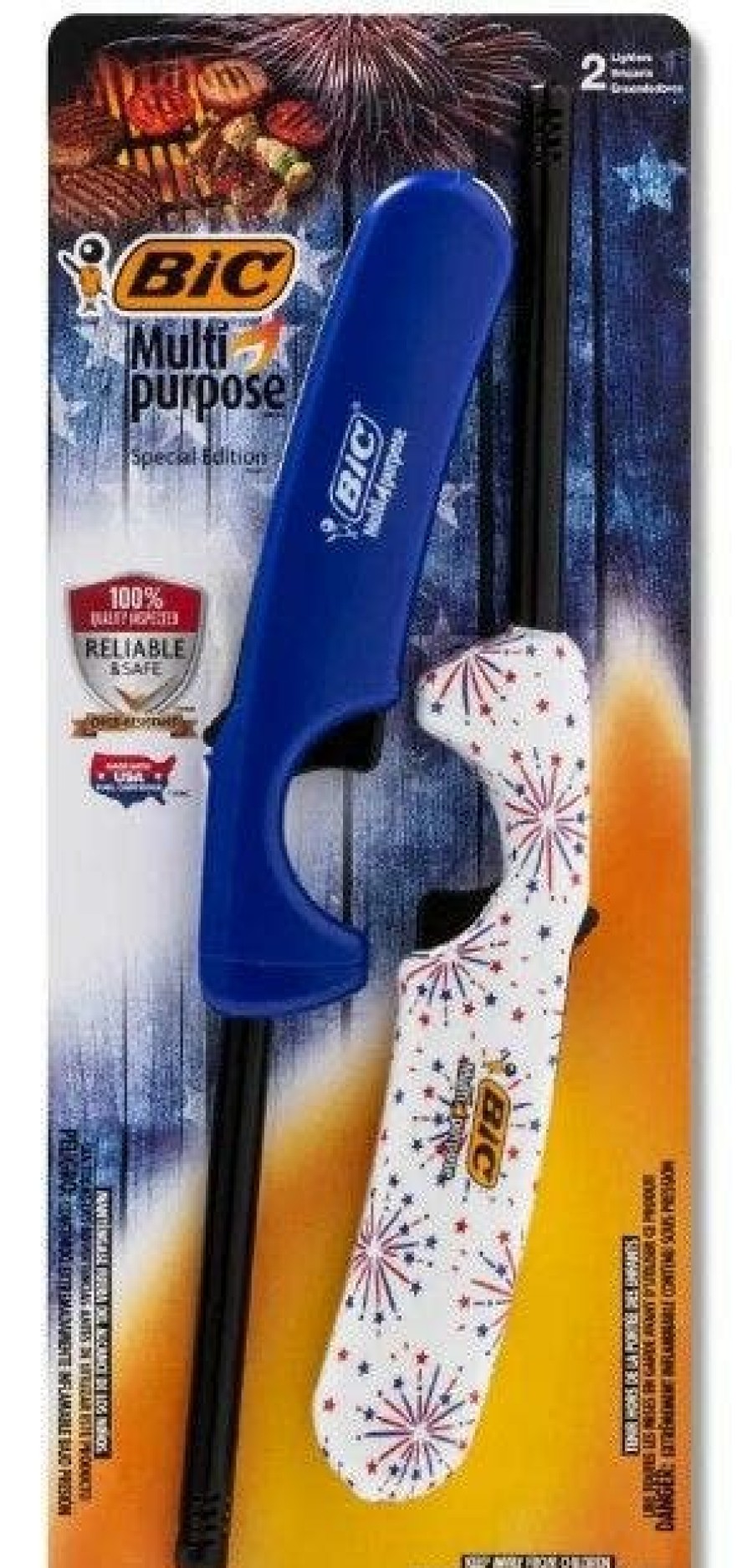 Hot BIC Bic Multi-Purpose Americana Edition Lighters, Long Durable Metal Wand, Great For Candles, Grills And Fireplaces