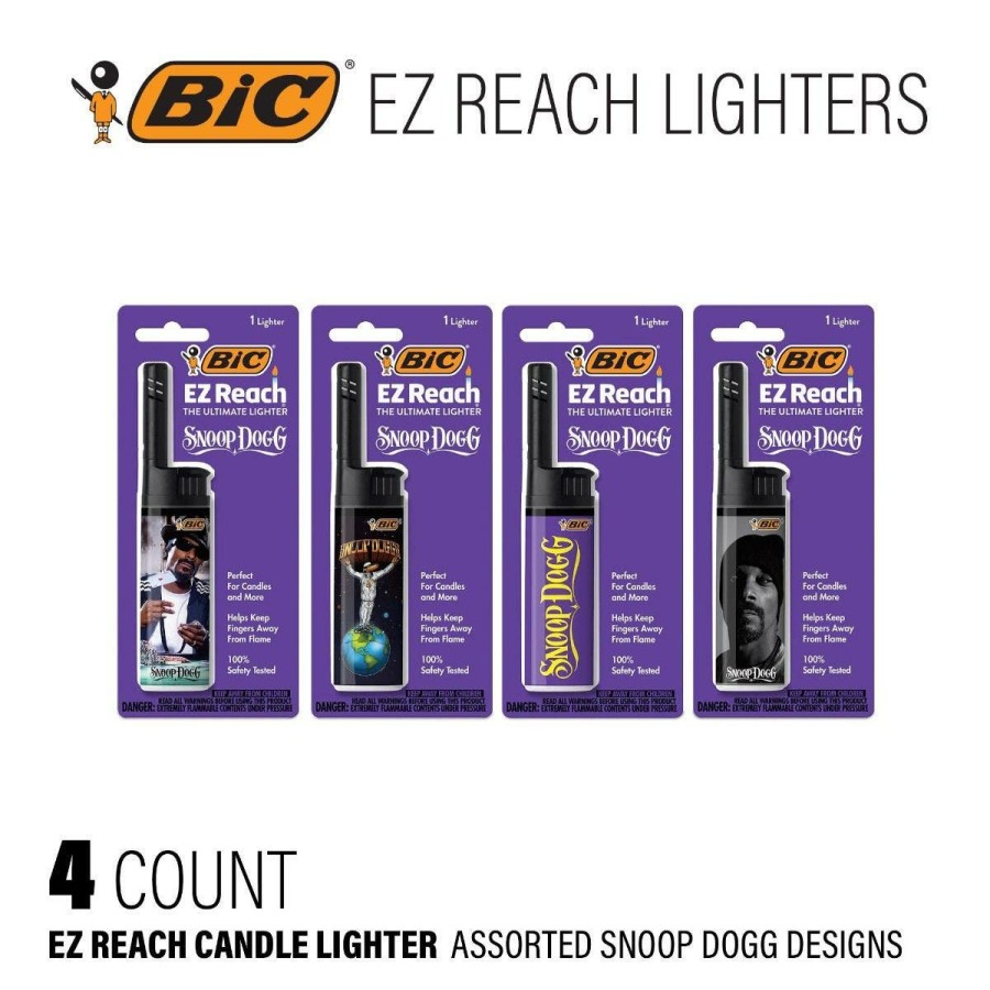 Online BIC Bic Ez Reach Candle Lighter, The Ultimate Lighter With Extended Wand For Grills And Firepits (1.45-Inch) Snoop Dogg Design