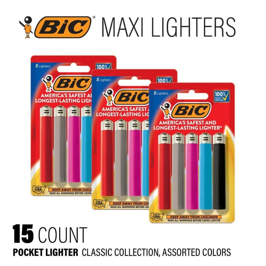 Clearance BIC Bic Maxi Pocket Lighter, Classic Collection