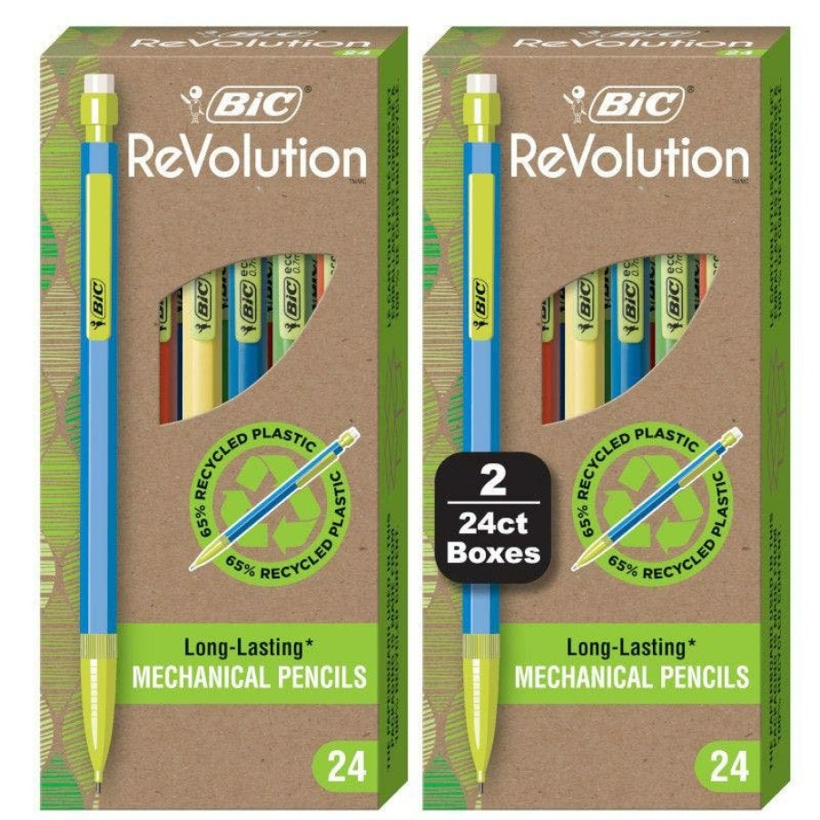 Best BIC Bic Revolution Xtra Life Mechanical Pencil, Black, 48 Pack