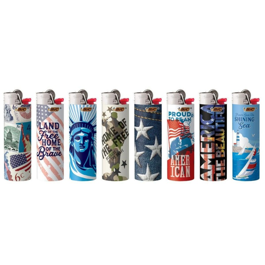 Wholesale BIC Bic Special Edition Americana Series Maxi Pocket Lighters