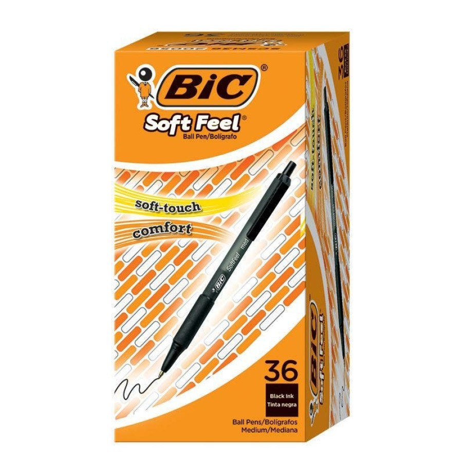 Hot BIC Bic Soft Feel Retractable Ballpoint Pen, Medium Point (1.0Mm)