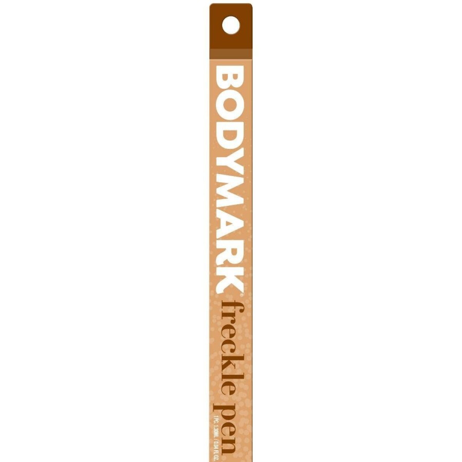 Best BIC Bodymark Freckle Pen, Soft Brush Tip, Light Brown Freckle, Cosmetic Quality Pen For Skin